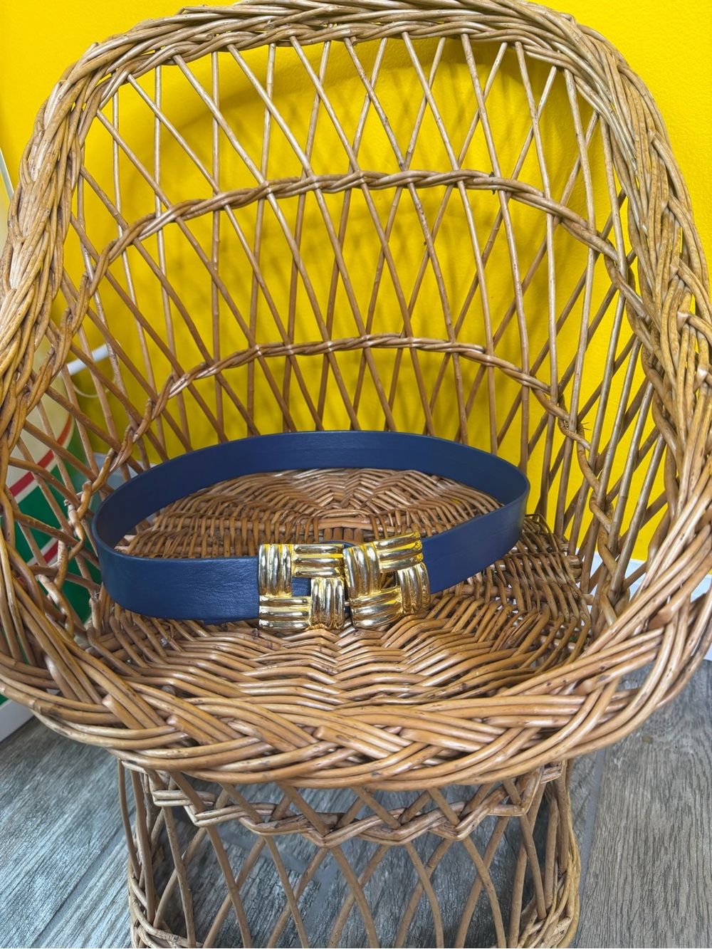 Two Piece Interconnecting Vintage Belt Buckle By Dotty Smith